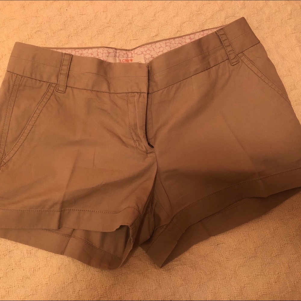 J. Crew Khaki Chino Shorts